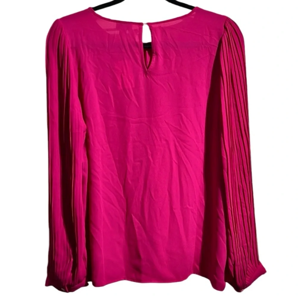 J. Crew Pleated Balloon Sleeve Blouse